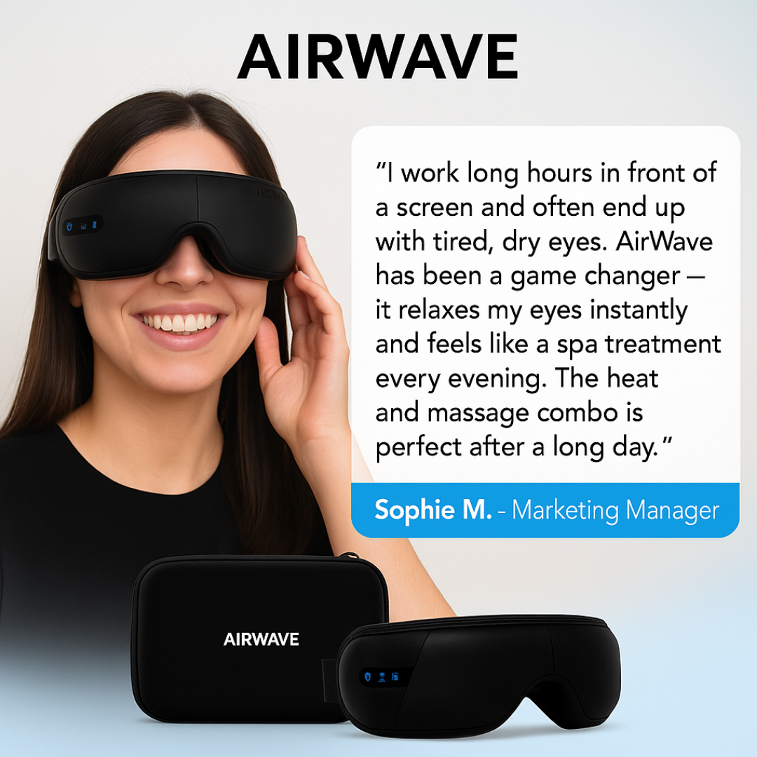 Lumora AirWave Heated Eye Massager