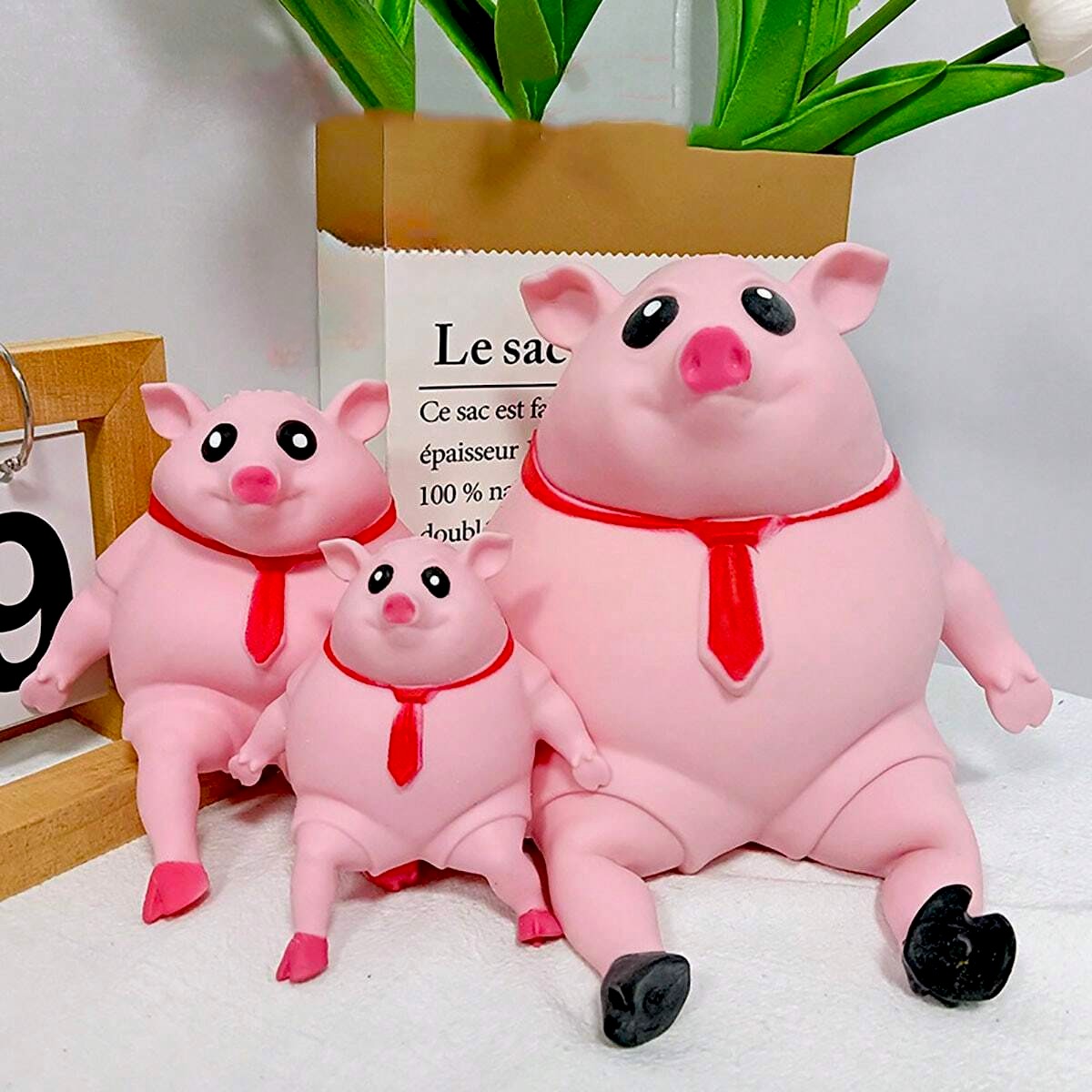 Pinky The Pig Stress Toy