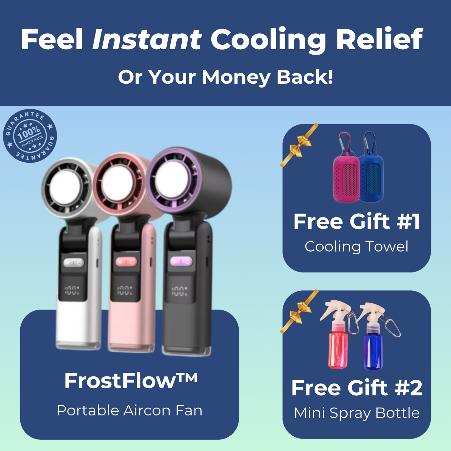 FrostFlow™ Portable Aircon Fan