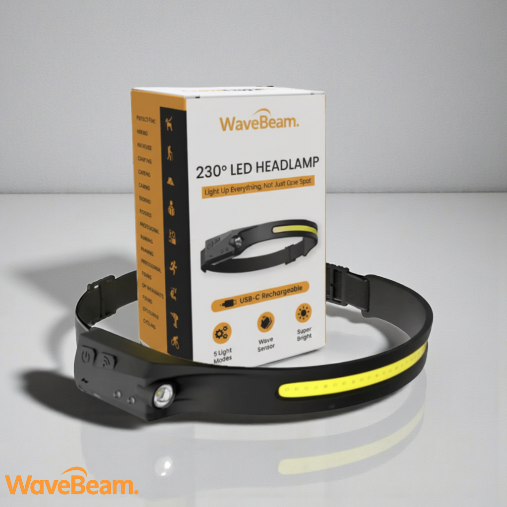 Wave Beam - Rechargeable LED Headtorch