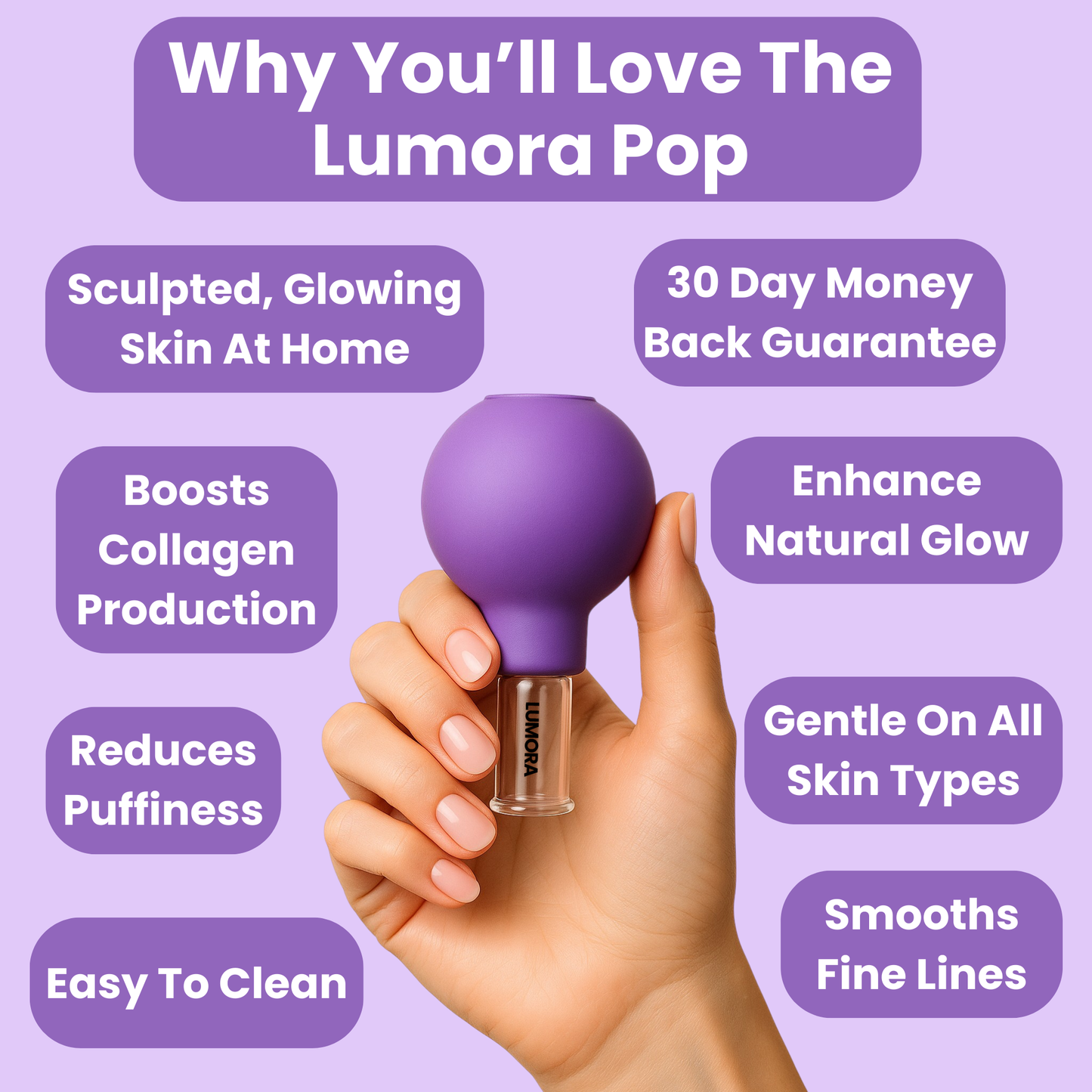 Lumora Pop™ Glass Defining Cups